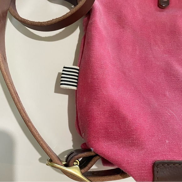 Pink Waxed Canvas Backpack - Picture 8 of 16